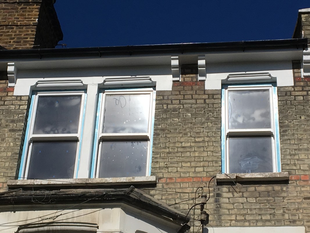 New uPVC sash windows fitted on Victorian terrace in Kentish Town