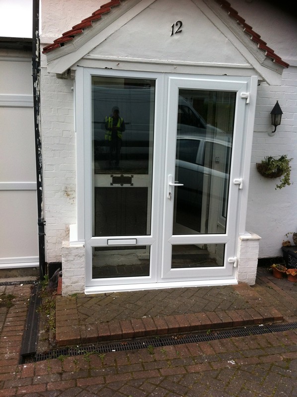 uPVC French doors fitted as front entrance in Kentish Town